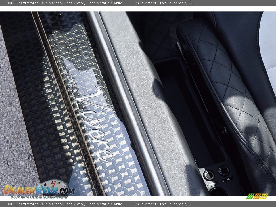 2008 Bugatti Veyron 16.4 Mansory Linea Vivere Pearl Metallic / White Photo #88