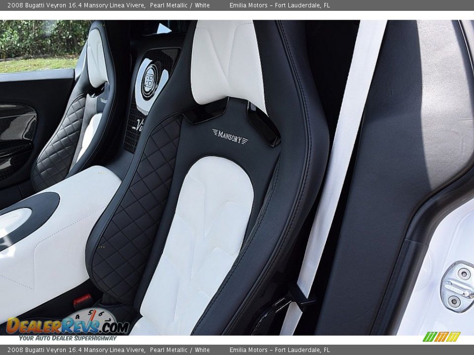 2008 Bugatti Veyron 16.4 Mansory Linea Vivere Pearl Metallic / White Photo #90