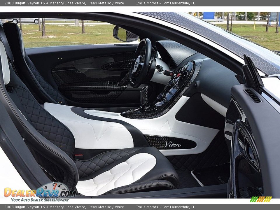 2008 Bugatti Veyron 16.4 Mansory Linea Vivere Pearl Metallic / White Photo #93