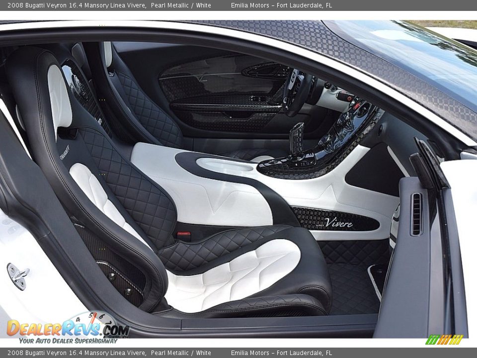 2008 Bugatti Veyron 16.4 Mansory Linea Vivere Pearl Metallic / White Photo #94