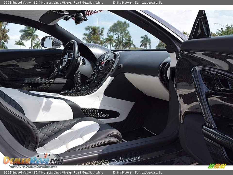 2008 Bugatti Veyron 16.4 Mansory Linea Vivere Pearl Metallic / White Photo #96