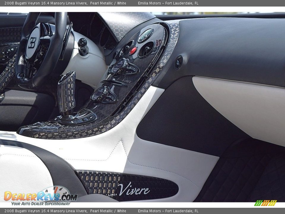 2008 Bugatti Veyron 16.4 Mansory Linea Vivere Pearl Metallic / White Photo #97