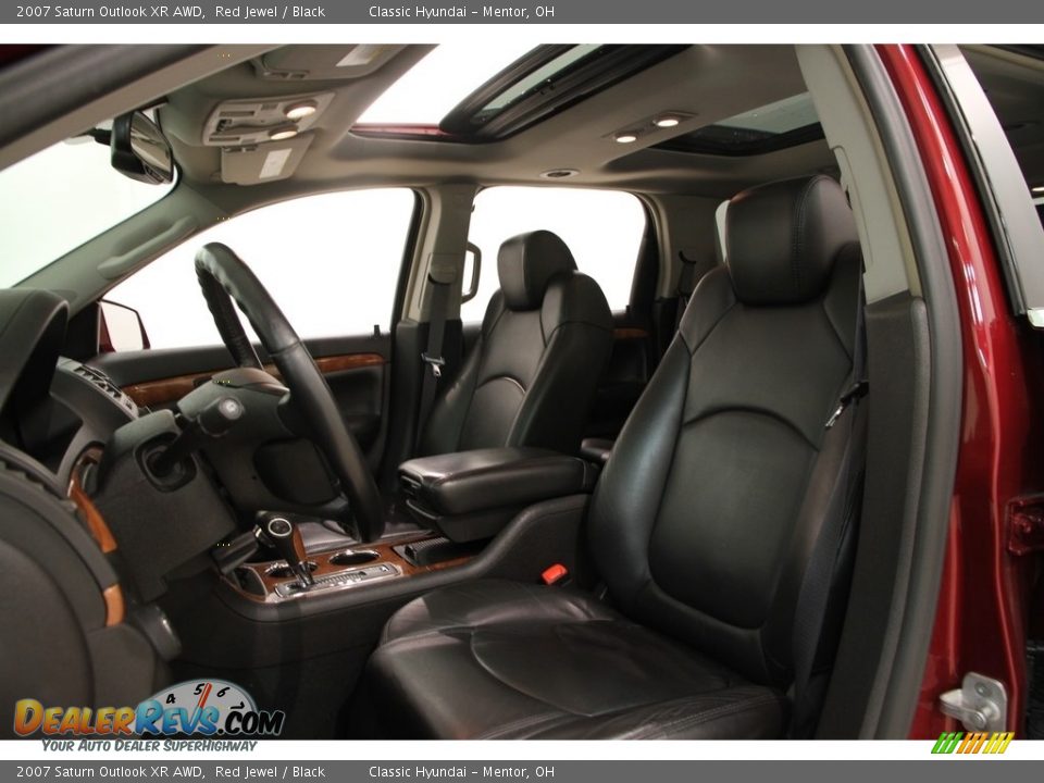 2007 Saturn Outlook XR AWD Red Jewel / Black Photo #5