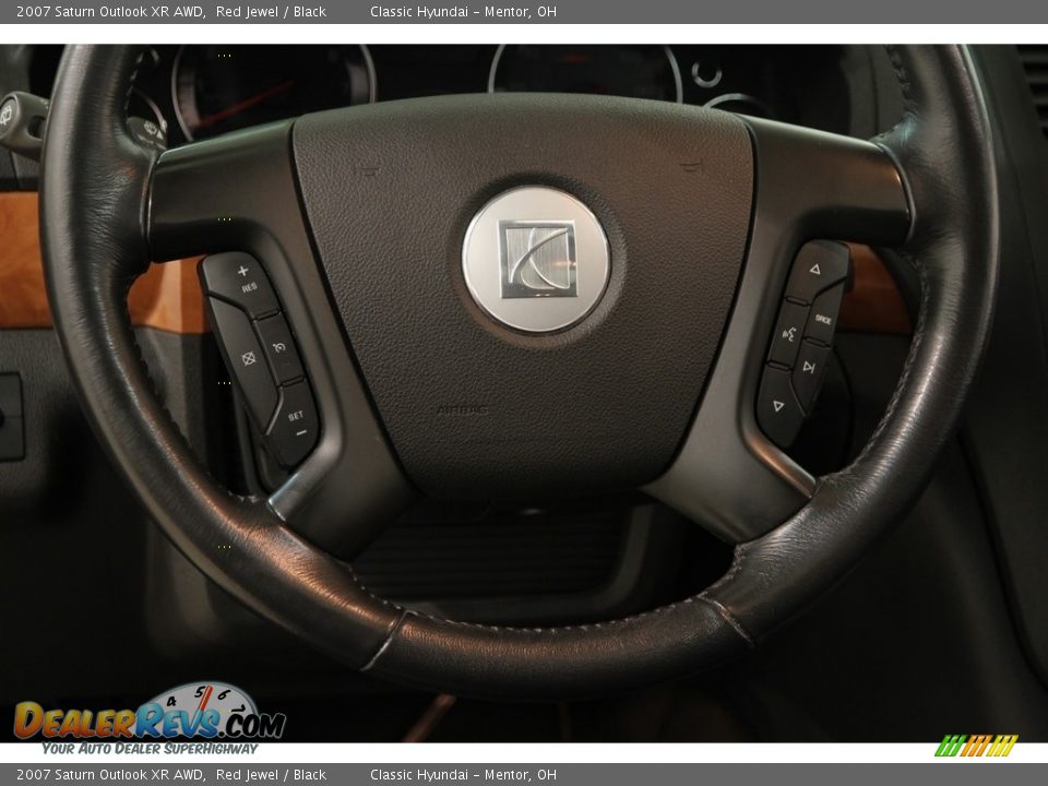 2007 Saturn Outlook XR AWD Red Jewel / Black Photo #6