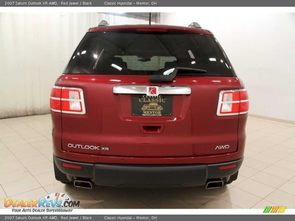 2007 Saturn Outlook XR AWD Red Jewel / Black Photo #15