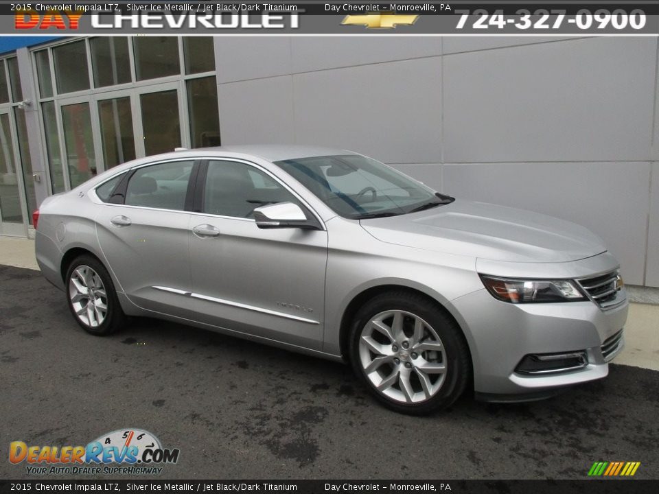 2015 Chevrolet Impala LTZ Silver Ice Metallic / Jet Black/Dark Titanium Photo #1