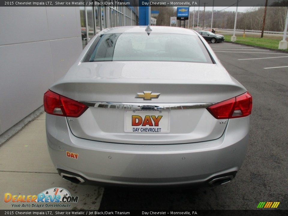 2015 Chevrolet Impala LTZ Silver Ice Metallic / Jet Black/Dark Titanium Photo #5