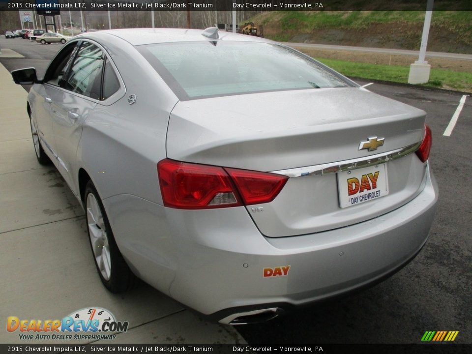 2015 Chevrolet Impala LTZ Silver Ice Metallic / Jet Black/Dark Titanium Photo #6