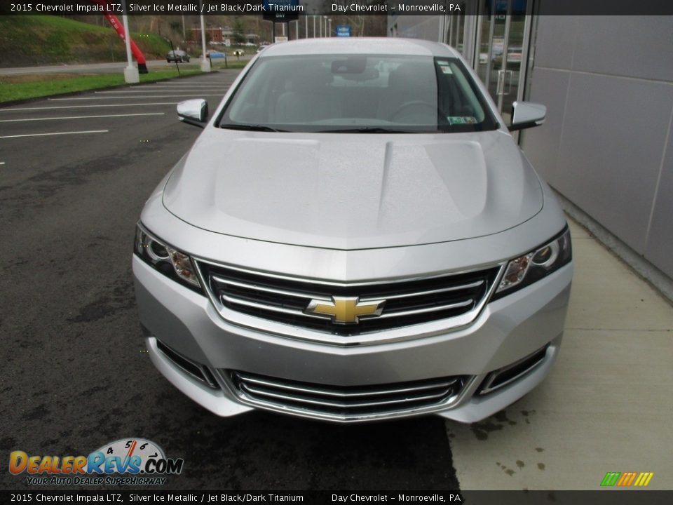 2015 Chevrolet Impala LTZ Silver Ice Metallic / Jet Black/Dark Titanium Photo #8