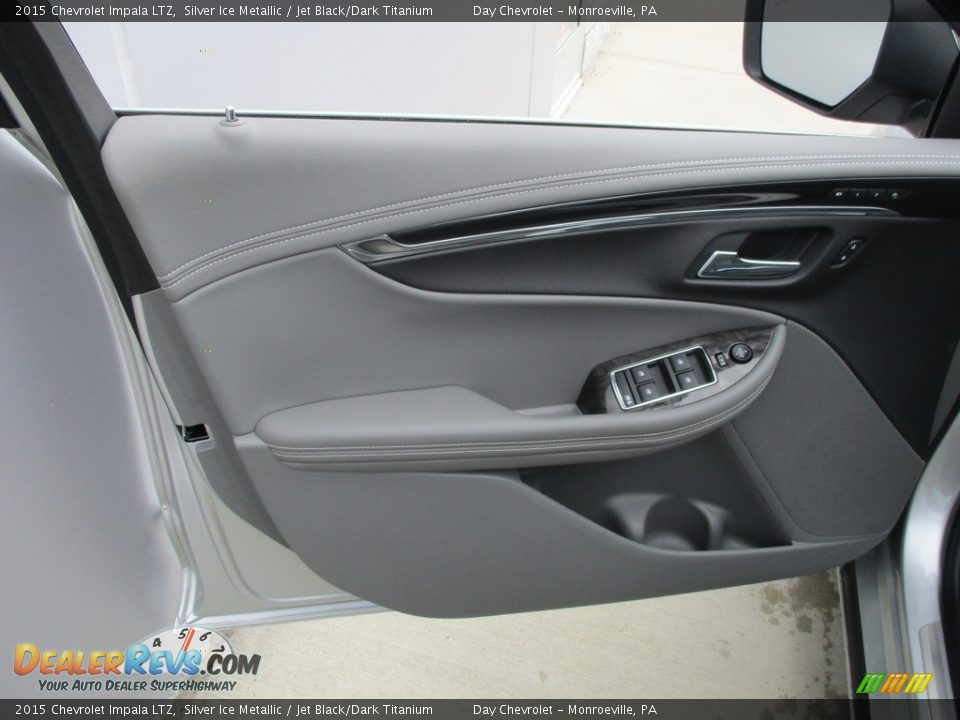 2015 Chevrolet Impala LTZ Silver Ice Metallic / Jet Black/Dark Titanium Photo #10