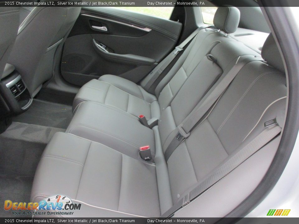 2015 Chevrolet Impala LTZ Silver Ice Metallic / Jet Black/Dark Titanium Photo #12