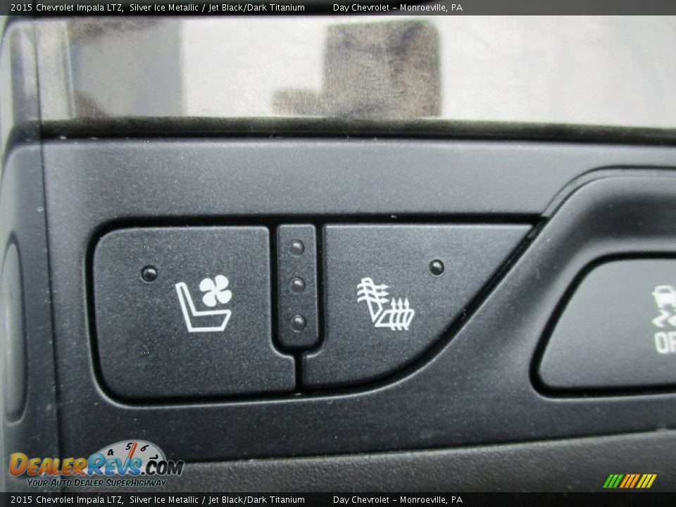 2015 Chevrolet Impala LTZ Silver Ice Metallic / Jet Black/Dark Titanium Photo #15