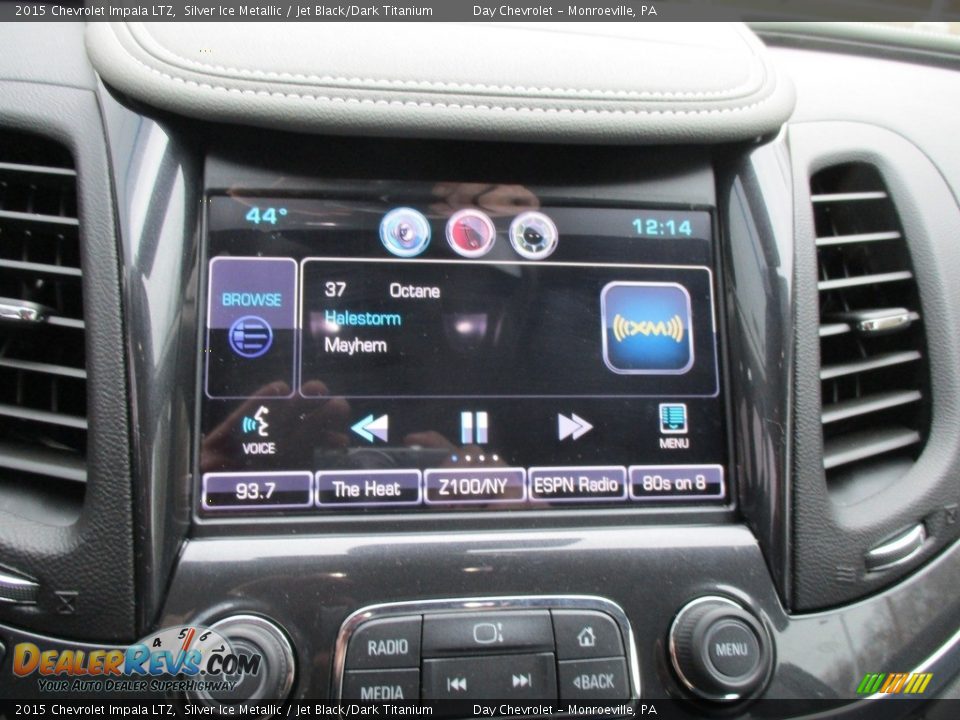 2015 Chevrolet Impala LTZ Silver Ice Metallic / Jet Black/Dark Titanium Photo #16