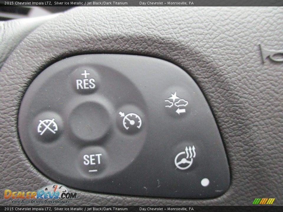 2015 Chevrolet Impala LTZ Silver Ice Metallic / Jet Black/Dark Titanium Photo #18