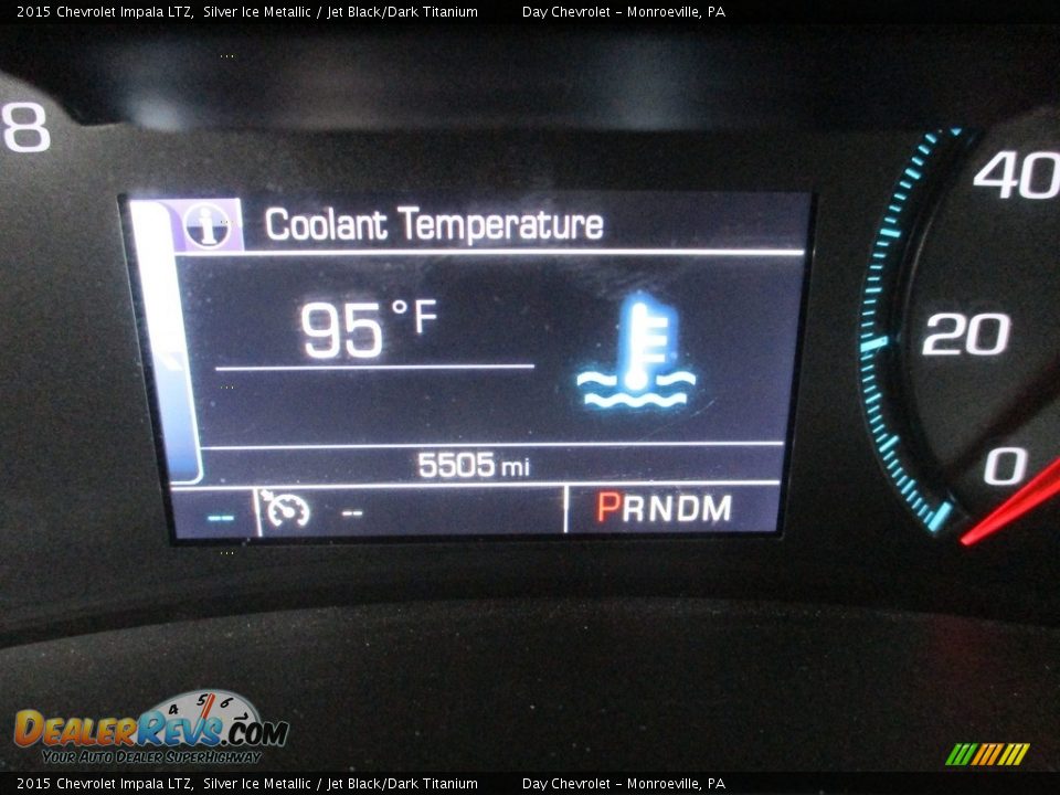 2015 Chevrolet Impala LTZ Silver Ice Metallic / Jet Black/Dark Titanium Photo #20