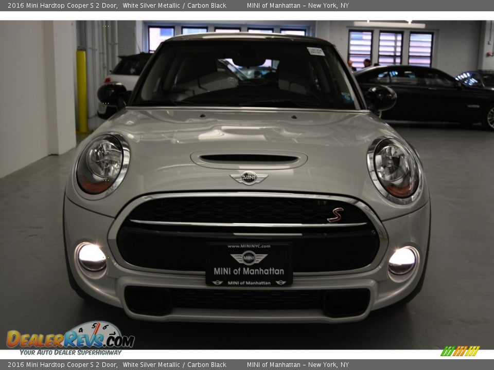2016 Mini Hardtop Cooper S 2 Door White Silver Metallic / Carbon Black Photo #2