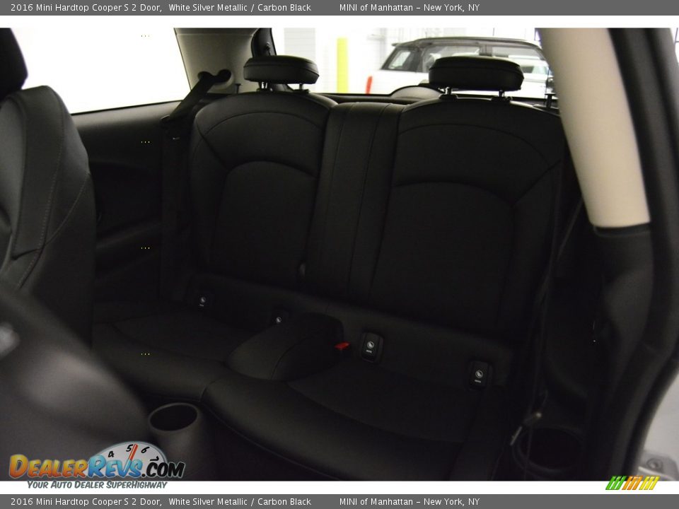 2016 Mini Hardtop Cooper S 2 Door White Silver Metallic / Carbon Black Photo #11
