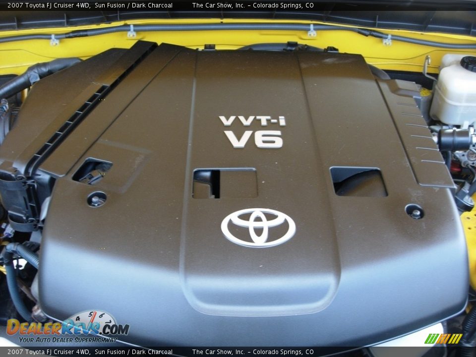 2007 Toyota FJ Cruiser 4WD Sun Fusion / Dark Charcoal Photo #9