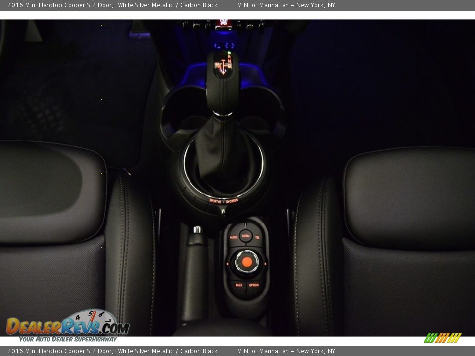 2016 Mini Hardtop Cooper S 2 Door White Silver Metallic / Carbon Black Photo #14