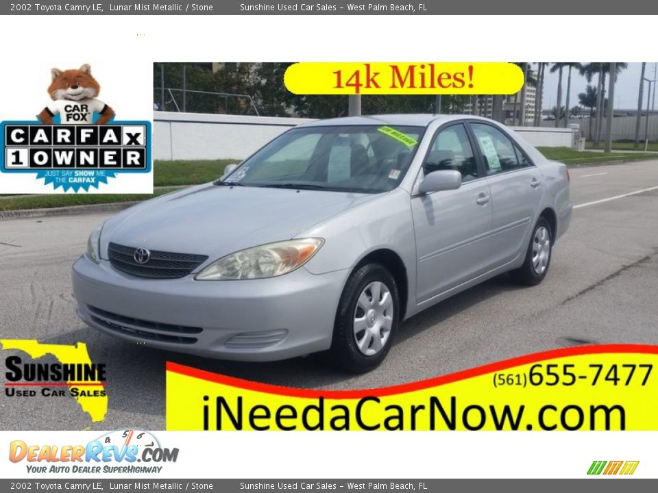 2002 Toyota Camry LE Lunar Mist Metallic / Stone Photo #1