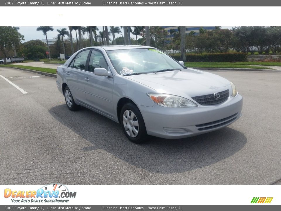 2002 Toyota Camry LE Lunar Mist Metallic / Stone Photo #7