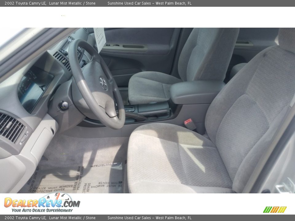 2002 Toyota Camry LE Lunar Mist Metallic / Stone Photo #10