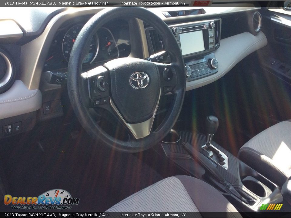 2013 Toyota RAV4 XLE AWD Magnetic Gray Metallic / Ash Photo #9