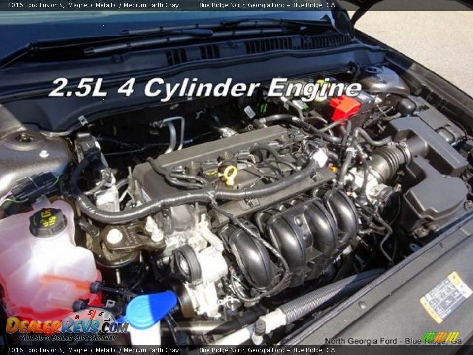 2016 Ford Fusion S Magnetic Metallic / Medium Earth Gray Photo #10