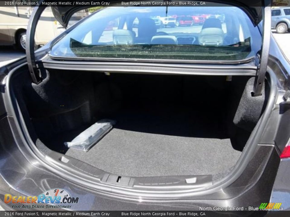 2016 Ford Fusion S Magnetic Metallic / Medium Earth Gray Photo #15