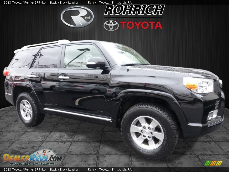 2013 Toyota 4Runner SR5 4x4 Black / Black Leather Photo #1