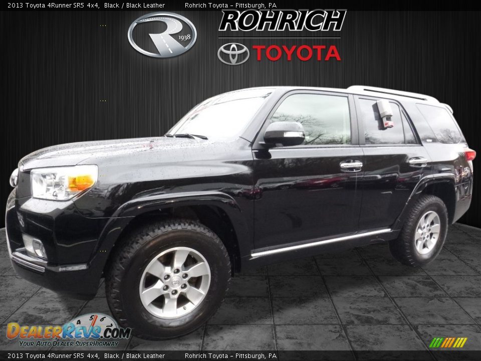 2013 Toyota 4Runner SR5 4x4 Black / Black Leather Photo #3