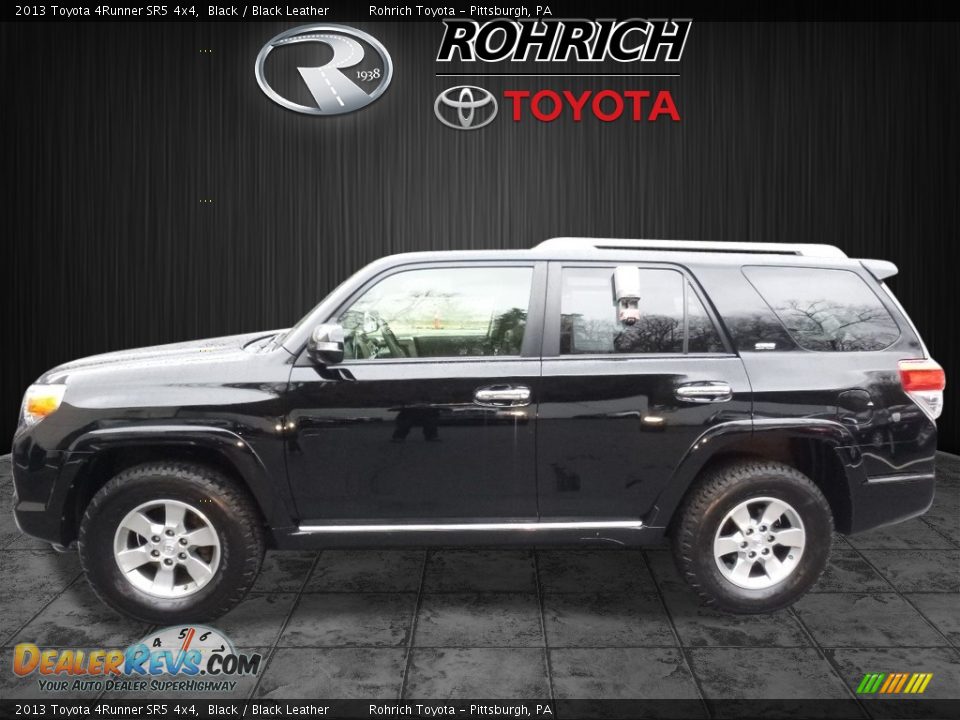2013 Toyota 4Runner SR5 4x4 Black / Black Leather Photo #4