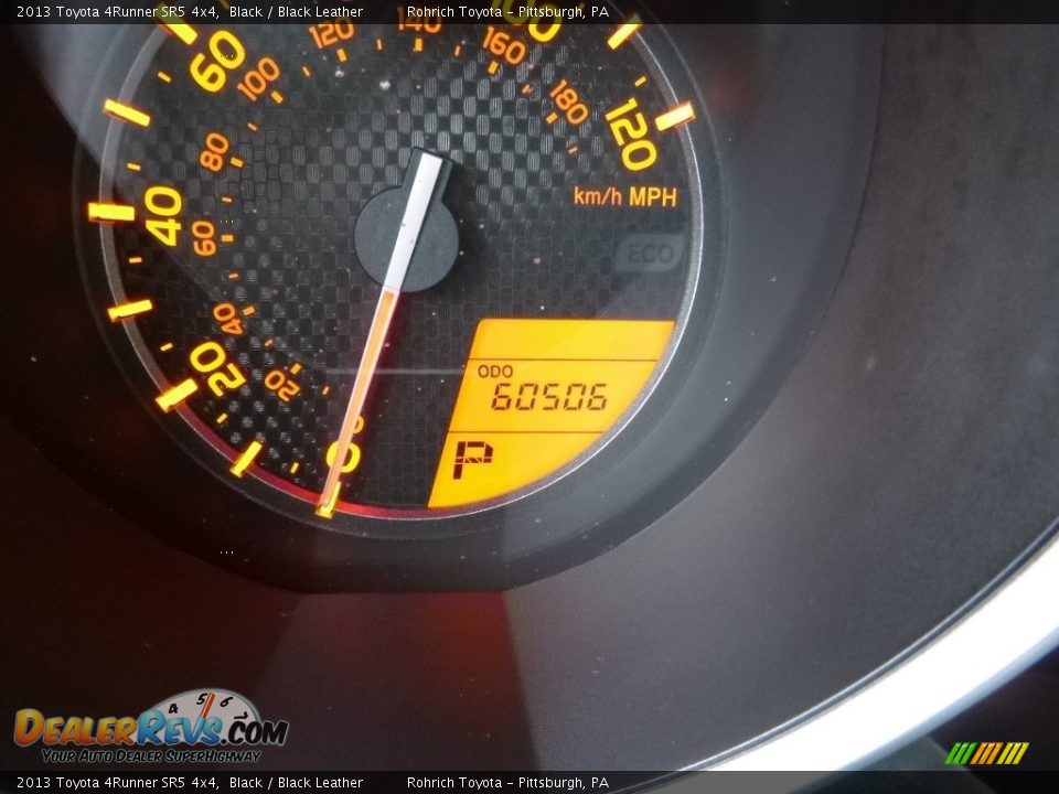 2013 Toyota 4Runner SR5 4x4 Black / Black Leather Photo #9