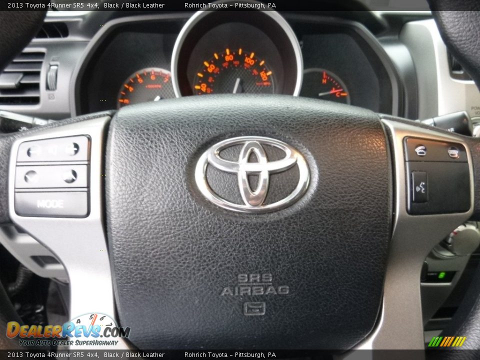 2013 Toyota 4Runner SR5 4x4 Black / Black Leather Photo #22