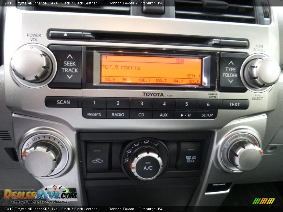 2013 Toyota 4Runner SR5 4x4 Black / Black Leather Photo #24