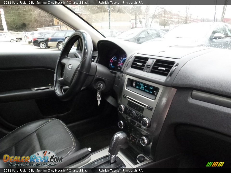 2012 Ford Fusion SEL Sterling Grey Metallic / Charcoal Black Photo #11