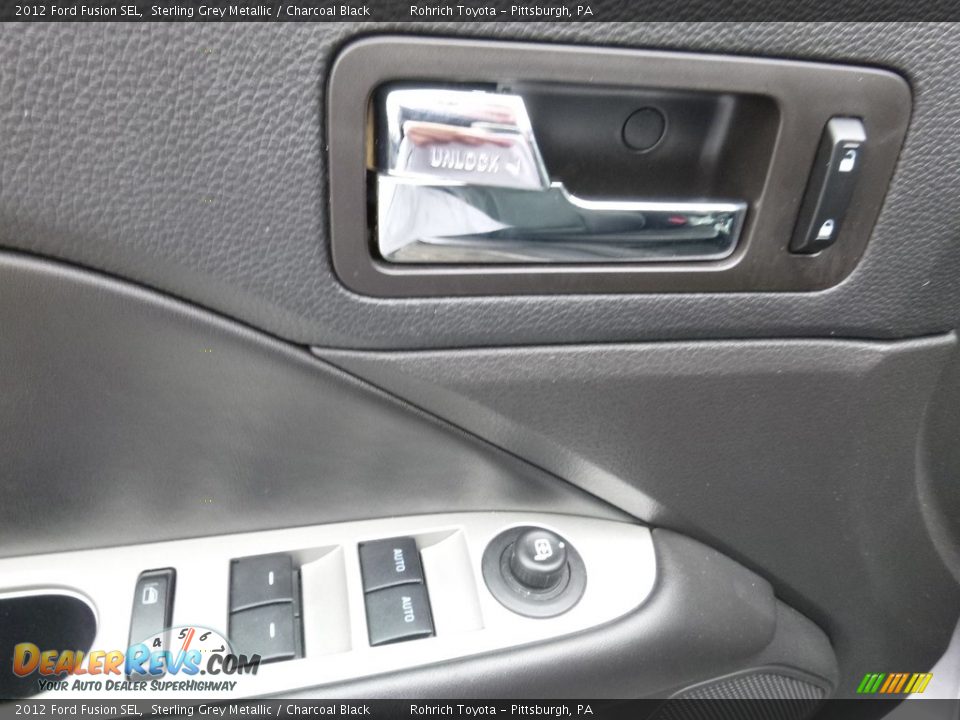2012 Ford Fusion SEL Sterling Grey Metallic / Charcoal Black Photo #17