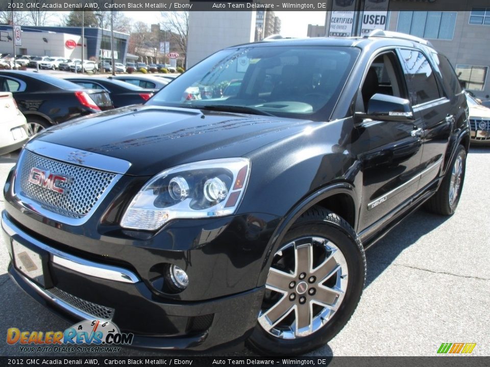 2012 GMC Acadia Denali AWD Carbon Black Metallic / Ebony Photo #2