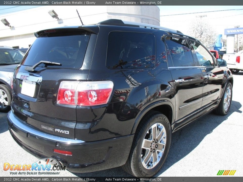 2012 GMC Acadia Denali AWD Carbon Black Metallic / Ebony Photo #6