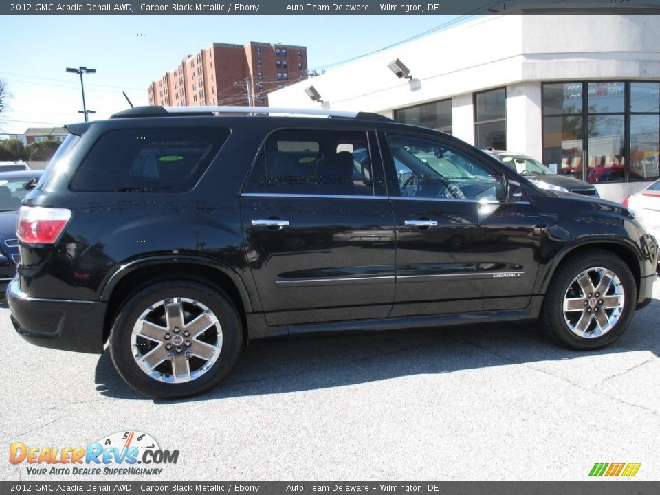 2012 GMC Acadia Denali AWD Carbon Black Metallic / Ebony Photo #7