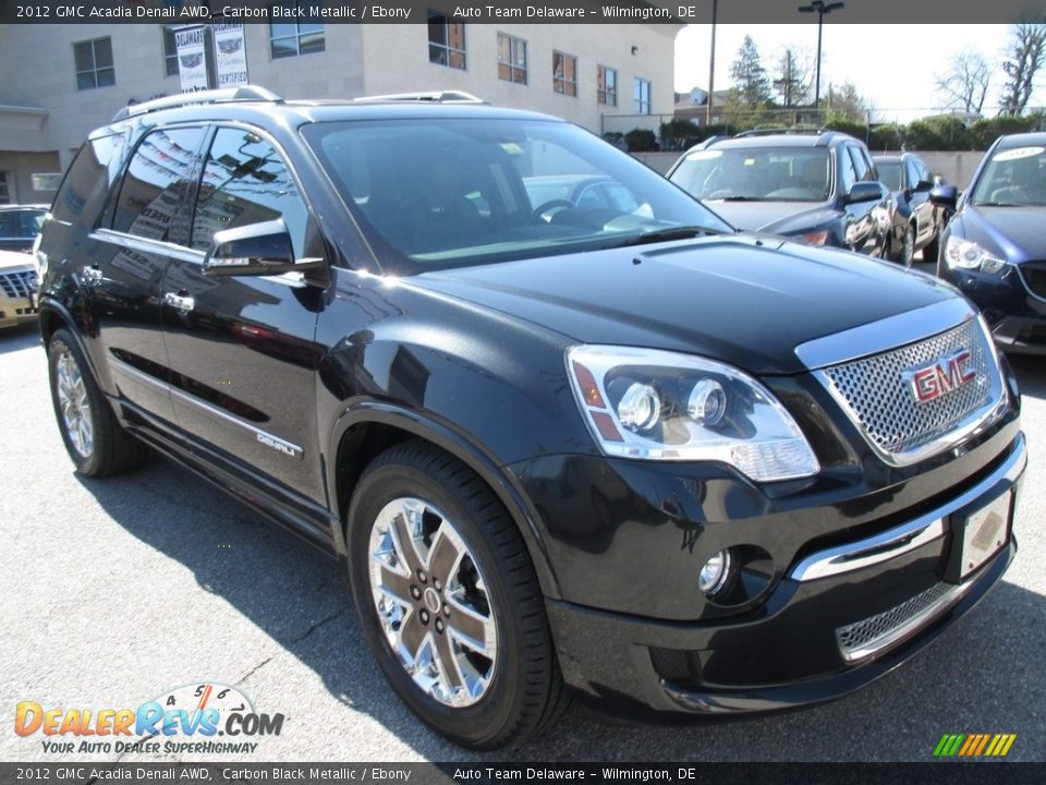2012 GMC Acadia Denali AWD Carbon Black Metallic / Ebony Photo #8