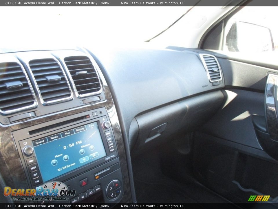 2012 GMC Acadia Denali AWD Carbon Black Metallic / Ebony Photo #14