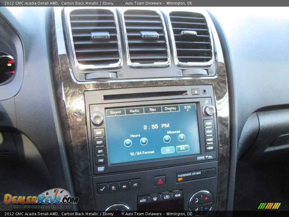 2012 GMC Acadia Denali AWD Carbon Black Metallic / Ebony Photo #15