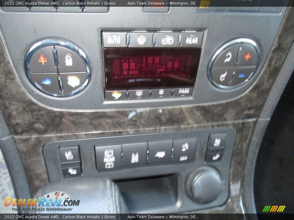 2012 GMC Acadia Denali AWD Carbon Black Metallic / Ebony Photo #16