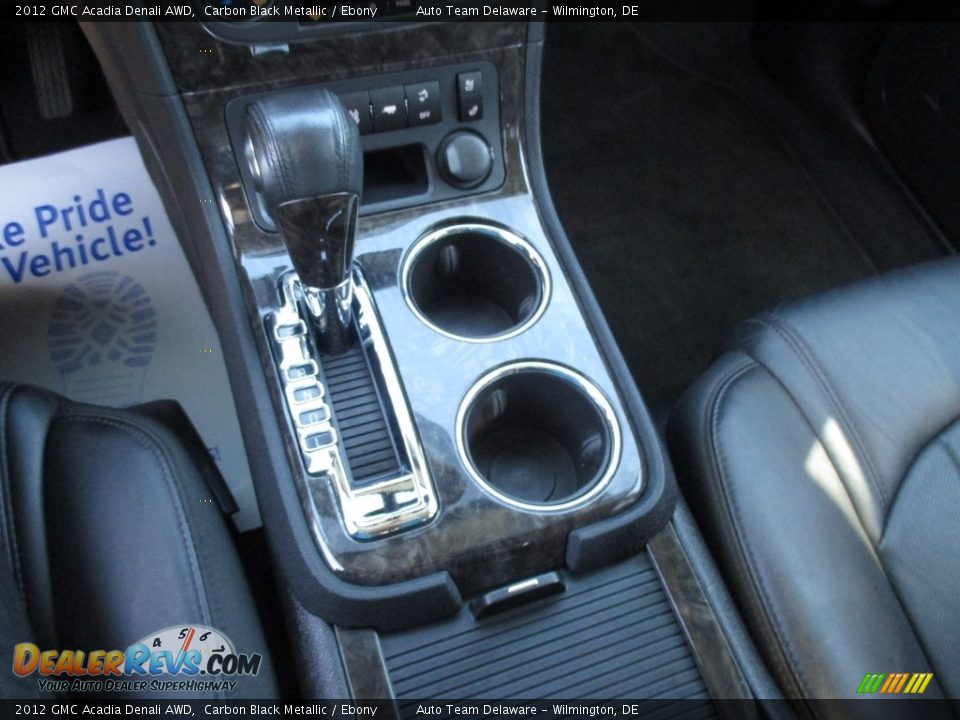 2012 GMC Acadia Denali AWD Carbon Black Metallic / Ebony Photo #17