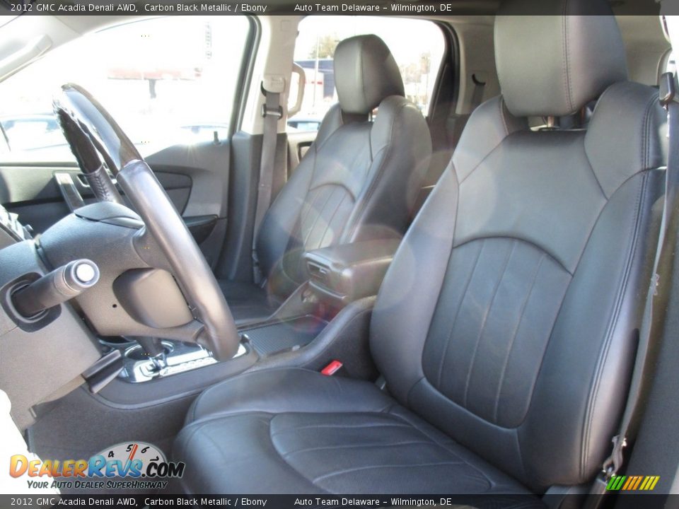 2012 GMC Acadia Denali AWD Carbon Black Metallic / Ebony Photo #19