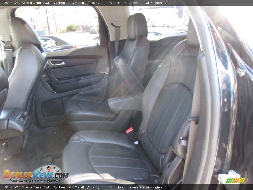 2012 GMC Acadia Denali AWD Carbon Black Metallic / Ebony Photo #20