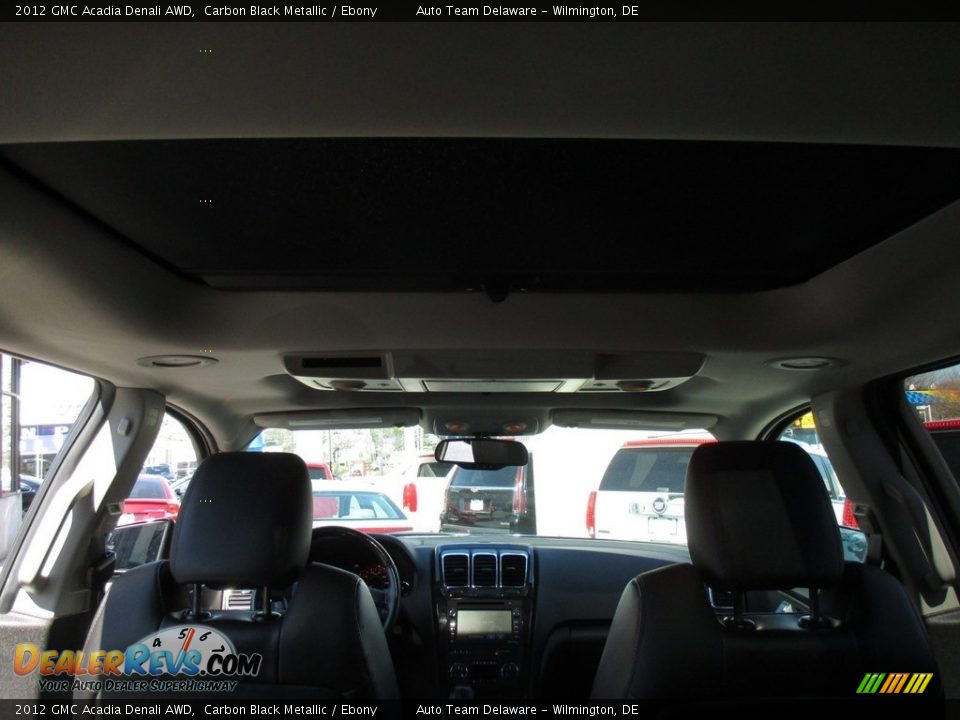 2012 GMC Acadia Denali AWD Carbon Black Metallic / Ebony Photo #25