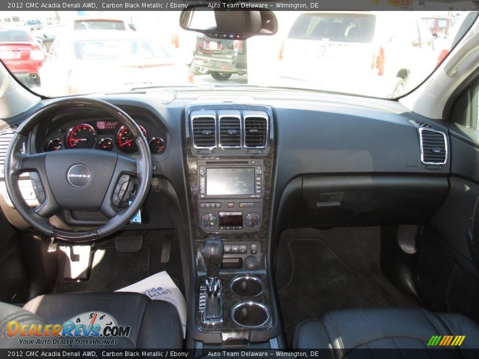 2012 GMC Acadia Denali AWD Carbon Black Metallic / Ebony Photo #27