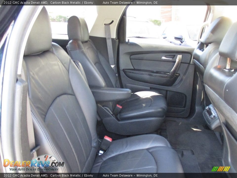 2012 GMC Acadia Denali AWD Carbon Black Metallic / Ebony Photo #28